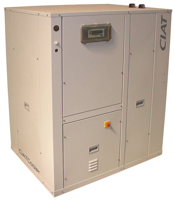 CIATCooler: nová řada tepelných čerpadel vzduch/voda-voda od společnosti CIAT, určených pro instalaci v interiéru